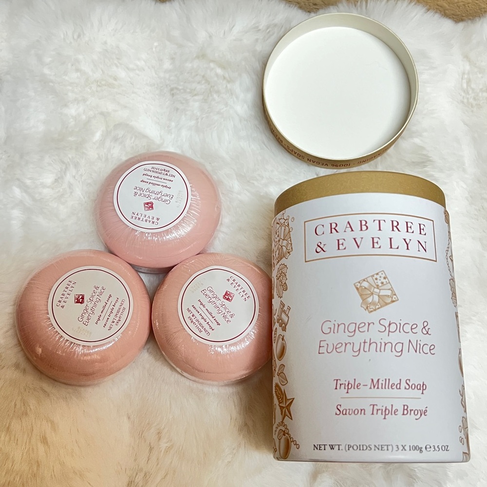 CRABTREE & EVELYN Ginger Spice & Everything Nice triple-milled soap